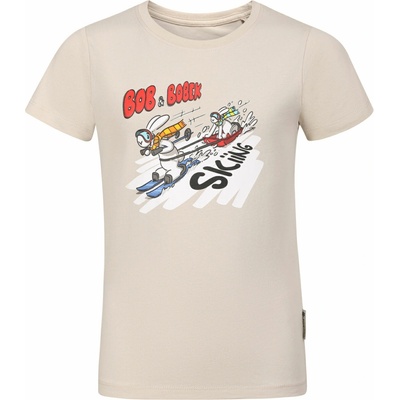 Alpine Pro Детска памучна тениска Bob и Bobek ALPINE PRO BOBBO moonbeam ALPINE PRO | Siv | Момчешки | 92-98