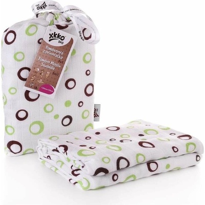 XKKO BMB Bambusová zavinovačka Lime Bubbles