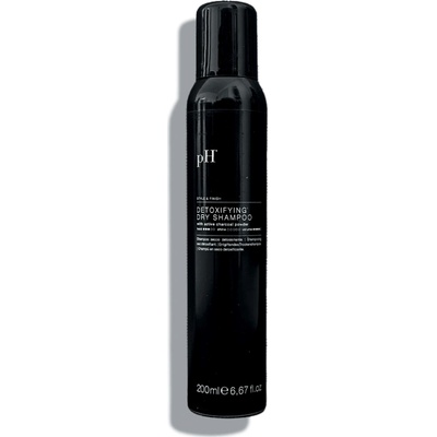 pH Laboratories detoxikační suchý šampon s aktivním uhlím DETOXIFYING DRY SHAMPOO 200 ml
