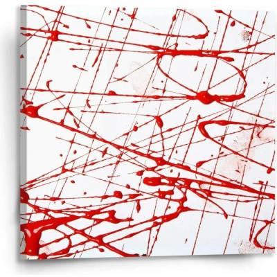 Sablio Obraz Krvavé cákance - 110x110 cm
