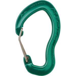 AustriAlpin Карабинер с щифт Austrialpin Micro Colors Wire Snapgate carabiner - Green Anodized - размер One Size (321-0137-0211)