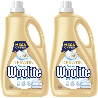 Woolite Keratin Therapy Whites prací gél 60 PD 3,6 l