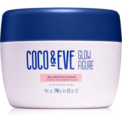 Coco & Eve Glow Figure Bali Buffing Sugar омекотяващ захарен пилинг 240 гр