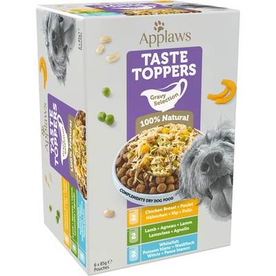 Applaws Adult Taste Toppers Gravy Multipack 6 x 85 g