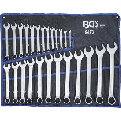 BGS technic Sada očkoplochých klíčů palcové velikosti 1/4" - 1.1/4" 25dílná BGS 9473