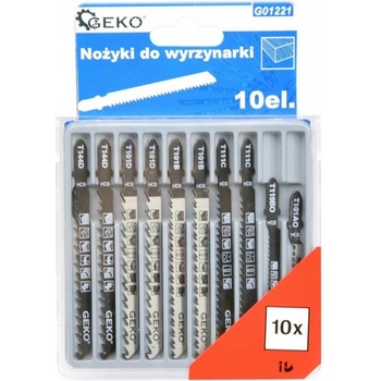 GEKO Pilové listy do přímočaré pily 10ks G01221