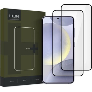Hofi GLASS PRO+ 2 броя закалено защитно стъкло Galaxy S25 черно (5906302322022)