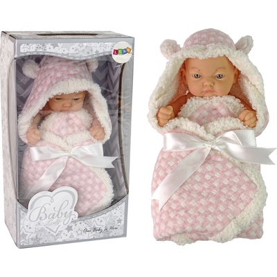 LEAN TOYS Sweet Baby v perinke ružová