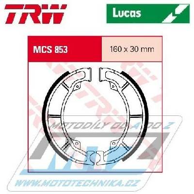 Brzdové obložení (brzdové pakny) TRW Lucas MCS853 - Kawasaki KLF220 Bayou + EL250 Eliminator + GPZ250 + KLF250 Bayou + Z250B1, B2 + EL252F Eliminator + KLF300B Bayou + GPZ305 + Z400+Z400F+Z440+ Z440LT