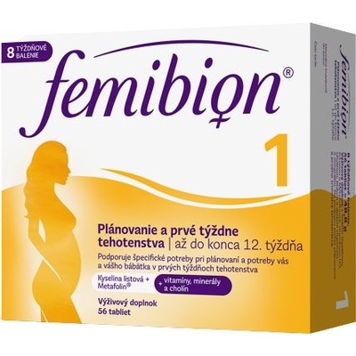 FemiBion 1 kyselina listová a Metafolin + vit. D3 60 tabliet