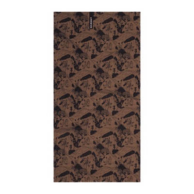 Mammut Neck Gaiter Climbing Scene dark sand-black
