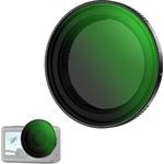 NEEWER Variable ND filter compatible with DJI Osmo Action 5 Pro/4/3, ND2-32, 1-5 Stop, Snap On, multi-coated HD optical glass, gray filter, action cam lens filter, photography accessories - 10107500 (1010750