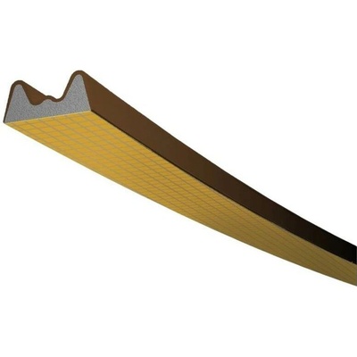 Těsnění TLT do oken a dveří, profil K 6 H, 9 x 4 mm, hnědé, 2 x 3 m – Sleviste.cz
