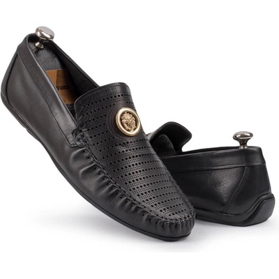 Alexander garcia Antonio garcia Мъжки кожени мокасини - Черни 202108355593 (334158_Черно)