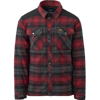 Helikon-Tex Warden zimná kockovaná košeľa regular slate crimson