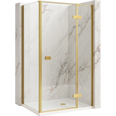Rea Душ кабина Rea Atlas 120x100 Brush Gold (KPL-K4577)