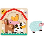Tooky toys Многослоен пъзел, Ферма (th623)