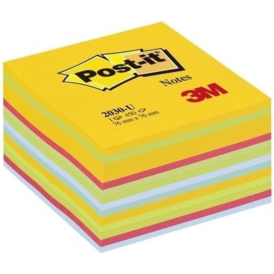 3M Bloček kocka Post-it 76x76 mix farieb