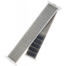 FIXED Nylon Strap na Apple Watch 42 mm/44 mm bielosivý FIXNST-434-WHGR