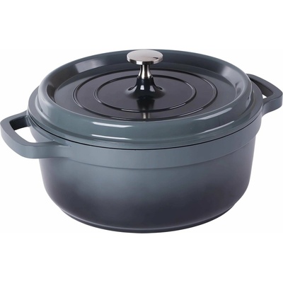 KingStyle Hrnec s poklicí s nepřilnavým povrchem 4 l šedý 53610