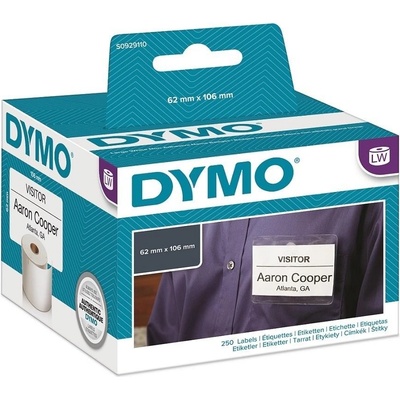 Dymo LabelWriter štítky 106x62mm, 250ks, S0929110