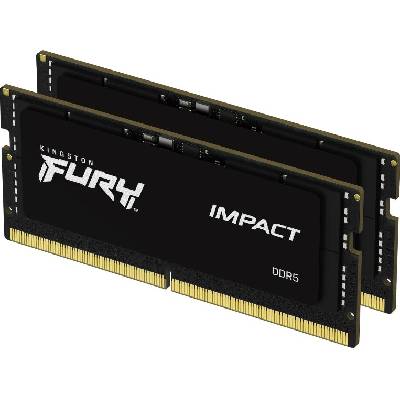 Kingston FURY Impact DDR5 32GB Kit 2x16GB 4800MHz SODIMM CL38 KF548S38IBK2 32