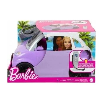 Mattel Barbie Doll Convertible Car with Electric Charging Station ZA5527