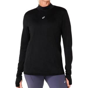 Asics Дамска тениска Asics Women's Road Winter Seamless L/S Top Running shirt - Performance Black - размер XL (916-4759-0215)