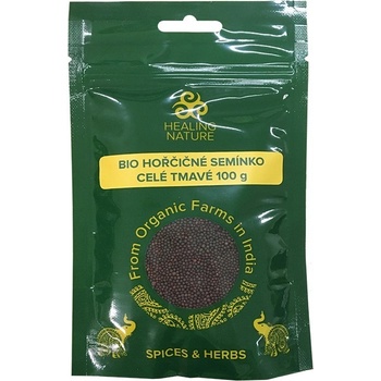 Healing Nature Bio Hořčičné semínko celé tmavé 100 g