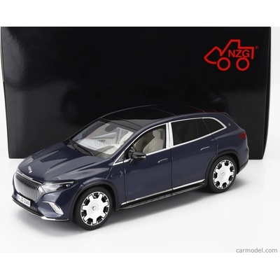 Nzg Mercedes benz Maybach Eqs 680 z296 Suv 2024 Soldalith Blue 1:18