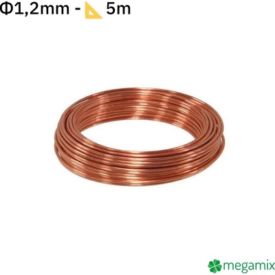 Měděný drát Φ1,2mm 5m