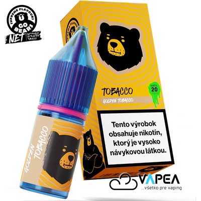 Go Bears Tobacco Golden Tobacco 10 ml 20 mg