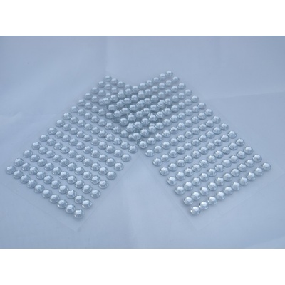 Samolepiace kamienky 6 mm transparent