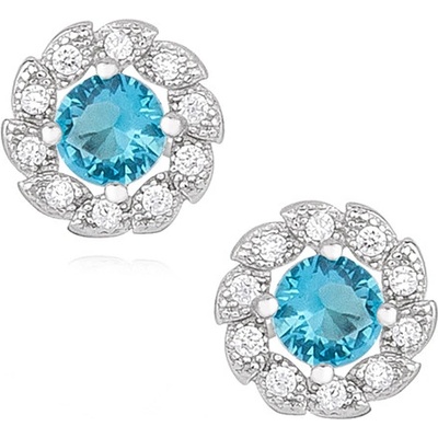 Lunica Veselé stříbrné náušnice 0088