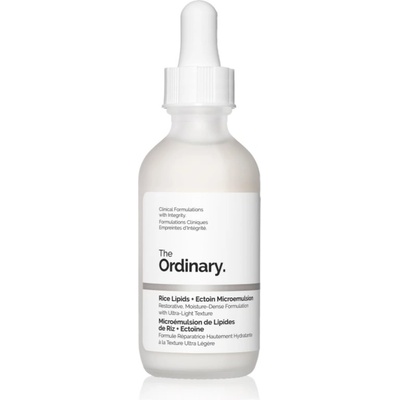 The Ordinary Rice Lipids + Ectoin Microemulsion лека хидратираща емулсия за успокояване на кожата 60ml