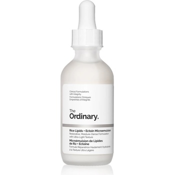 The Ordinary Rice Lipids + Ectoin Microemulsion лека хидратираща емулсия за успокояване на кожата 60ml