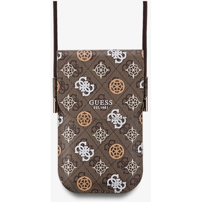 GUESS PU 4G Многоцветна чанта за телефон с пионка Кафява Guess | Lilav | ЖЕНИ | UNI