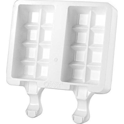 Silikónová forma na nanuky – 2 ks, čokoládová, 92 × 48 × 24 mm - Silikomart - Silikomart