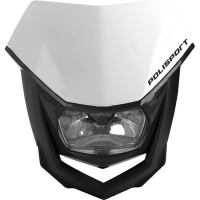 Maska se světlem POLISPORT HALO 8657400001 Bílo/Černá