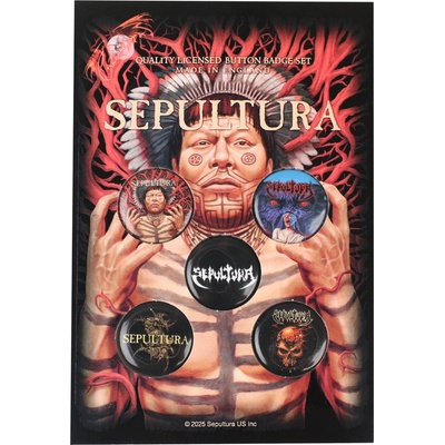 Значки sepultura - roots - razamataz - bb131