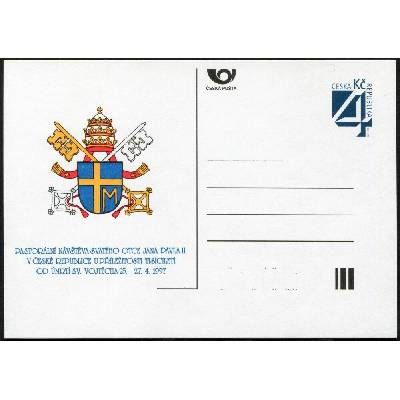 Česká pošta (1997) CDV 22 ** - P 23 - Návštěva Papeže