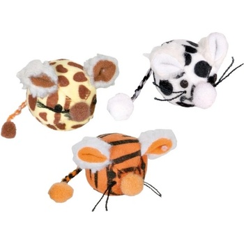 TRIXIE Mouse Balls - плюшена котешка играчка - Различни цветове 4.5 см