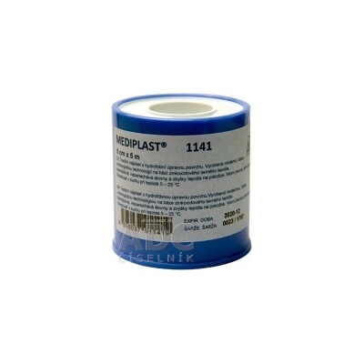 MEDIPLAST Textilná náplasť 1141 5 cm x 5 m 1 ks