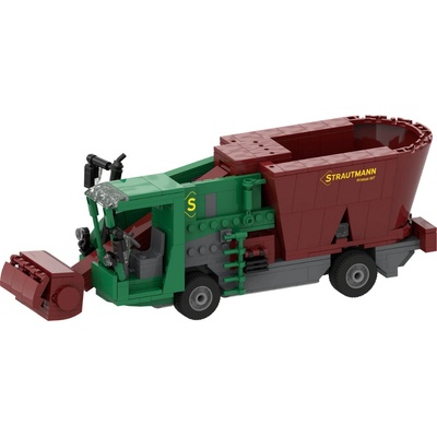 Brixies Plus Stavebnice krmného vozu Strautmann Primus 617 483 ks