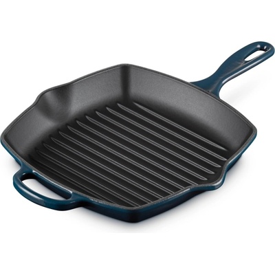 Le Creuset Grilovací pánev SIGNATURE 26 cm, NUIT, litina