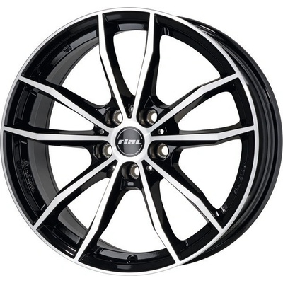Rial X12 7,5x18 5x112 ET25 diamond black polished