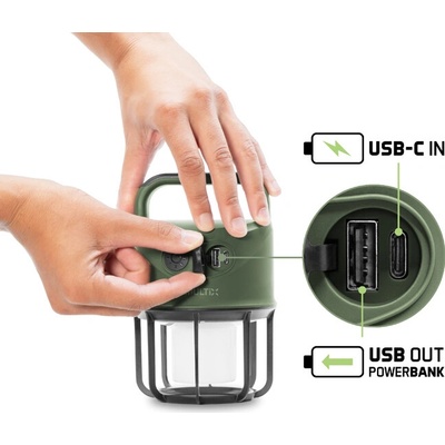 DELPHIN Kempingová lampa