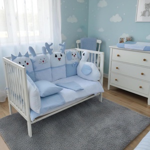  Babyhome комплект за бебешка кошара „Весели животни (39965)