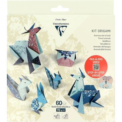 Origami sada 60 listů zvířata