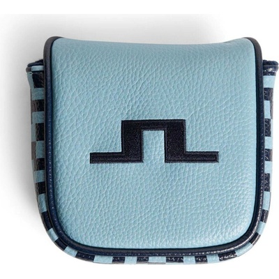 J.Lindeberg Mallet Putter Cover Printed Bridge Stack Forget modrý